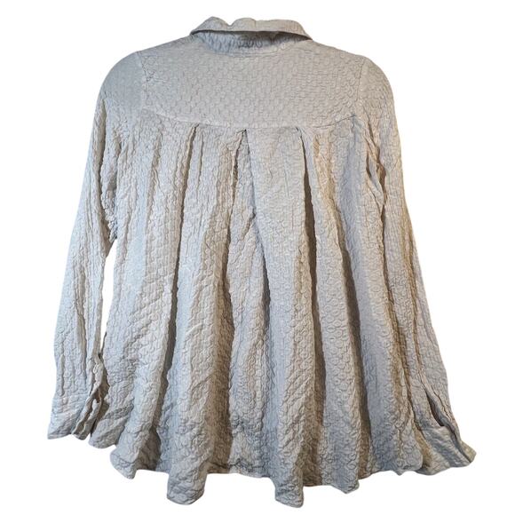 Elizabeth and James‎ Womens Button Front Collared Shirt White Silk Size XS - Picture 2 of 8